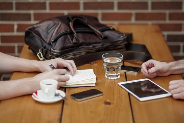 Loan Officers Sitting at Table