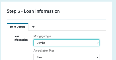 Jumbo Loan Screenshot